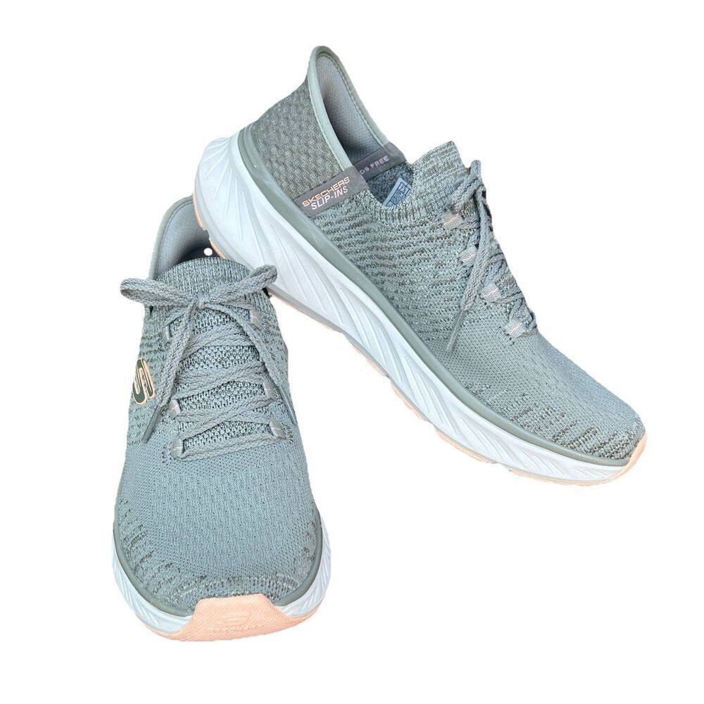 Skechers Slip-ins Edgeride green  Sneakers Wms 7.5 150470 GROR Walking Shoes
